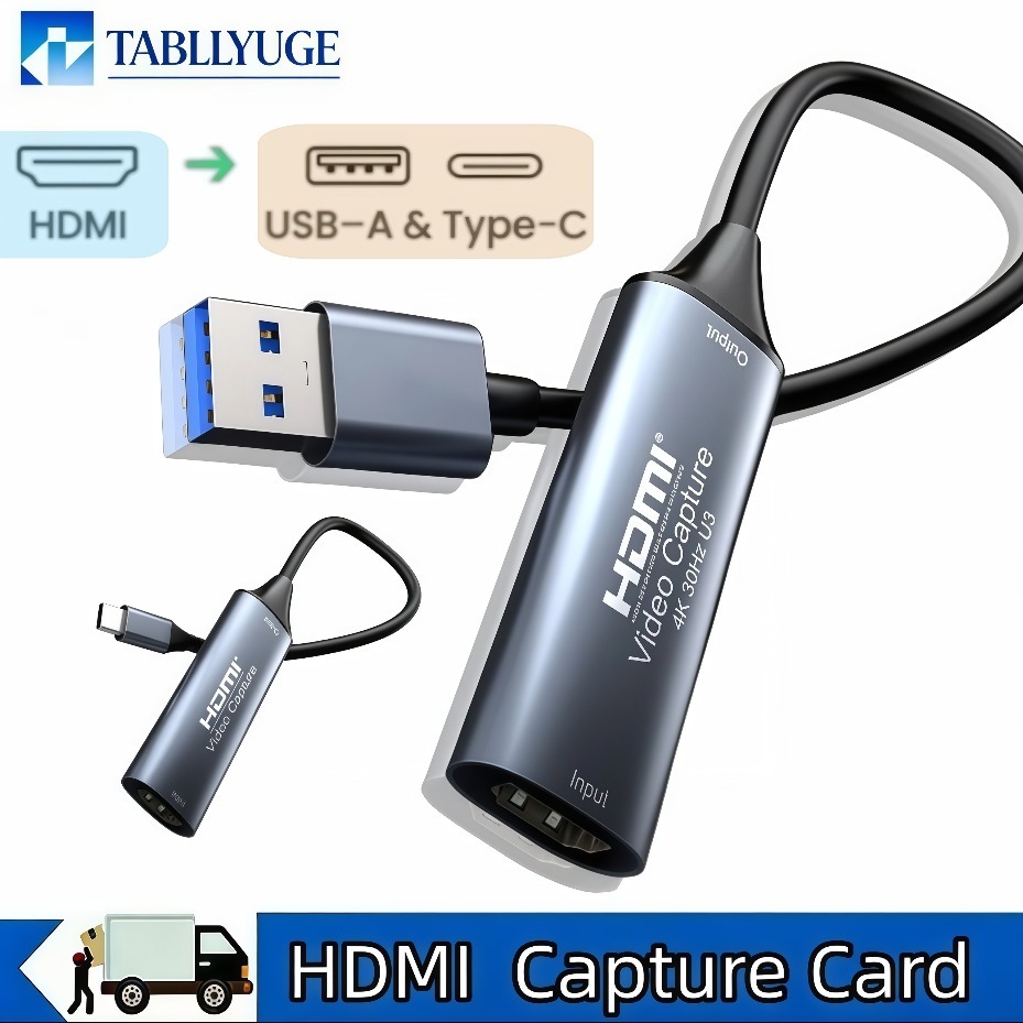 Party Games Pc - Карта видеозахвата USB-C 2.0/3.0 HDMI поддерживает