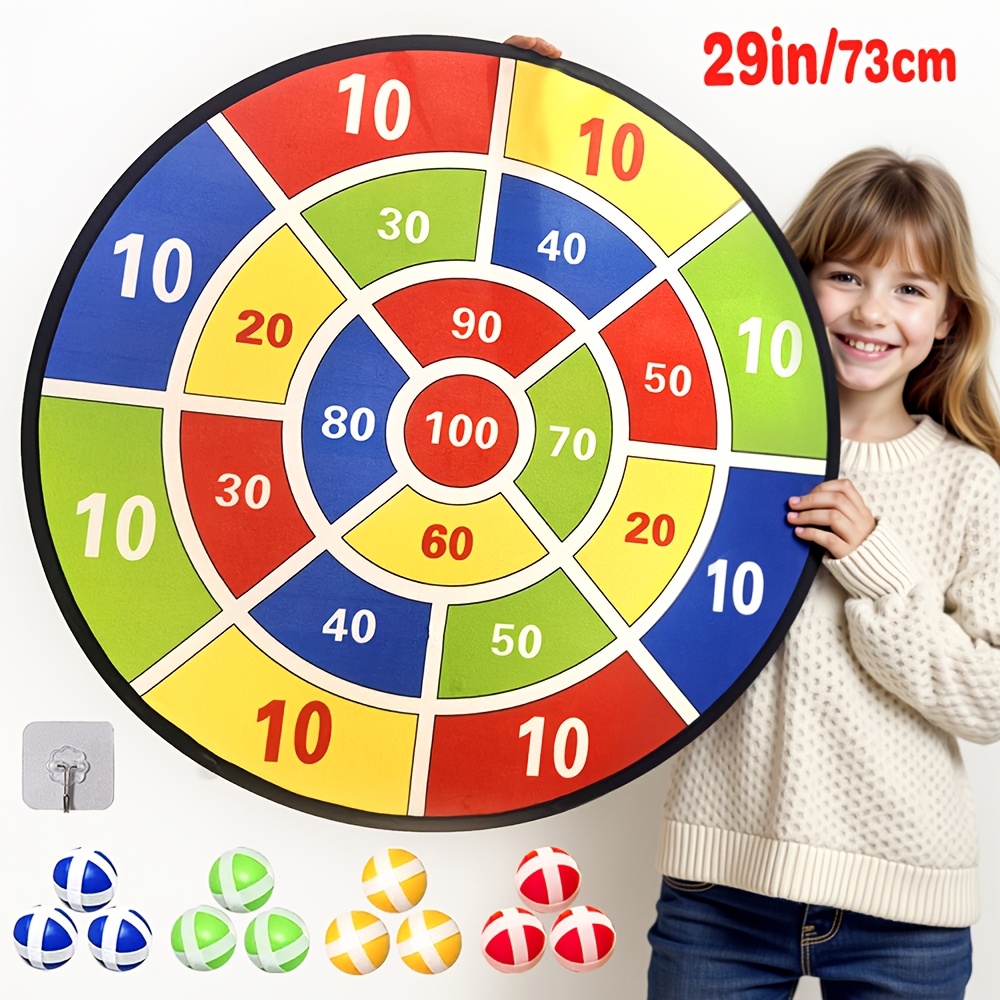 Catch Ball Velcro - Спортивная рогатка Монтессори, мишень, липкий мяч,