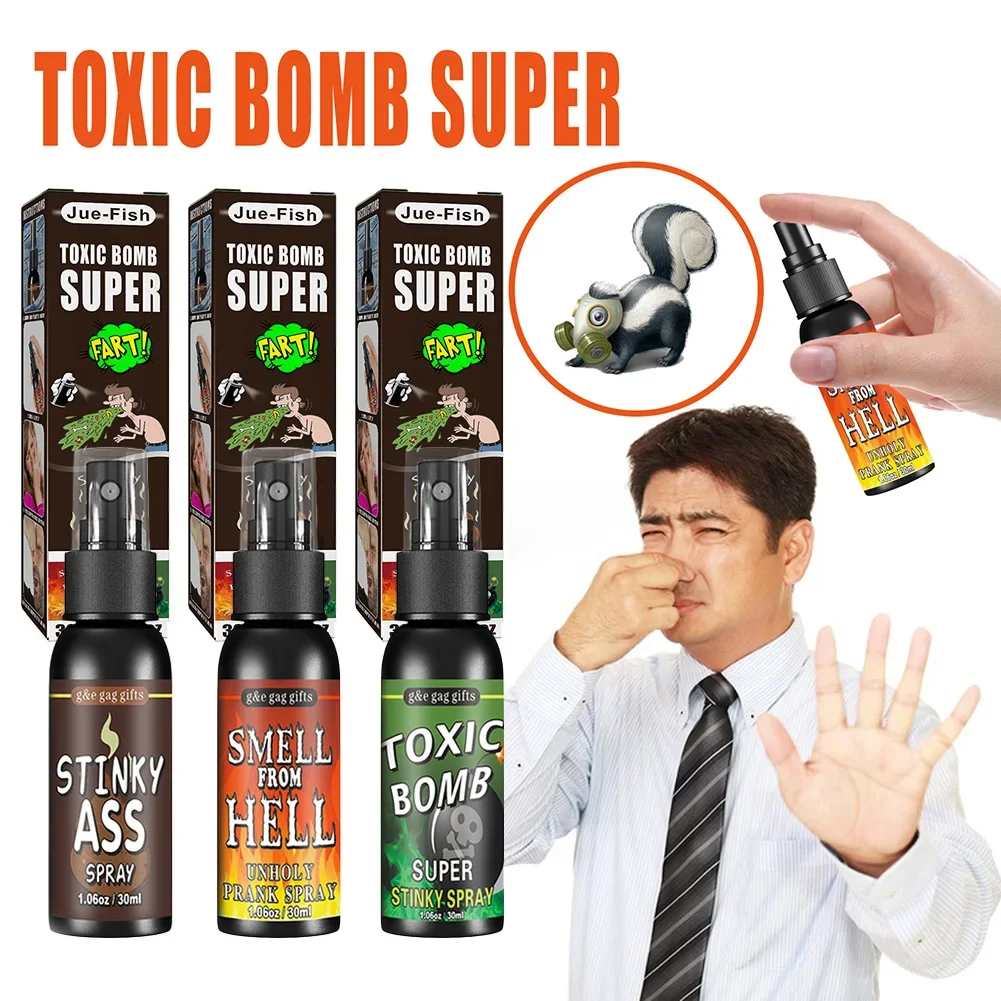 Party Games Bomb - 30 мл спрей для пердежа, шутка,