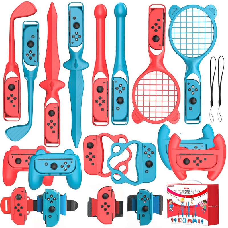 Party Games Switch 1 - Для Switch 2, комплект спортивных аксессуаров