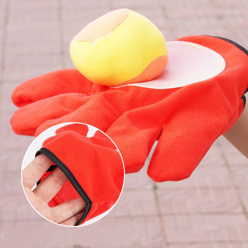 Детский липкий мяч на присоске – обзор и цена Catch Ball Velcro