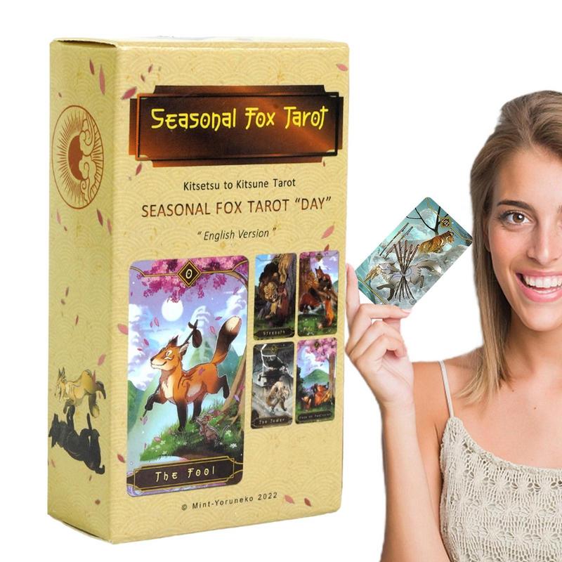 78 шт. карты Таро сезонная лис – обзор и цена Party Games Meaning