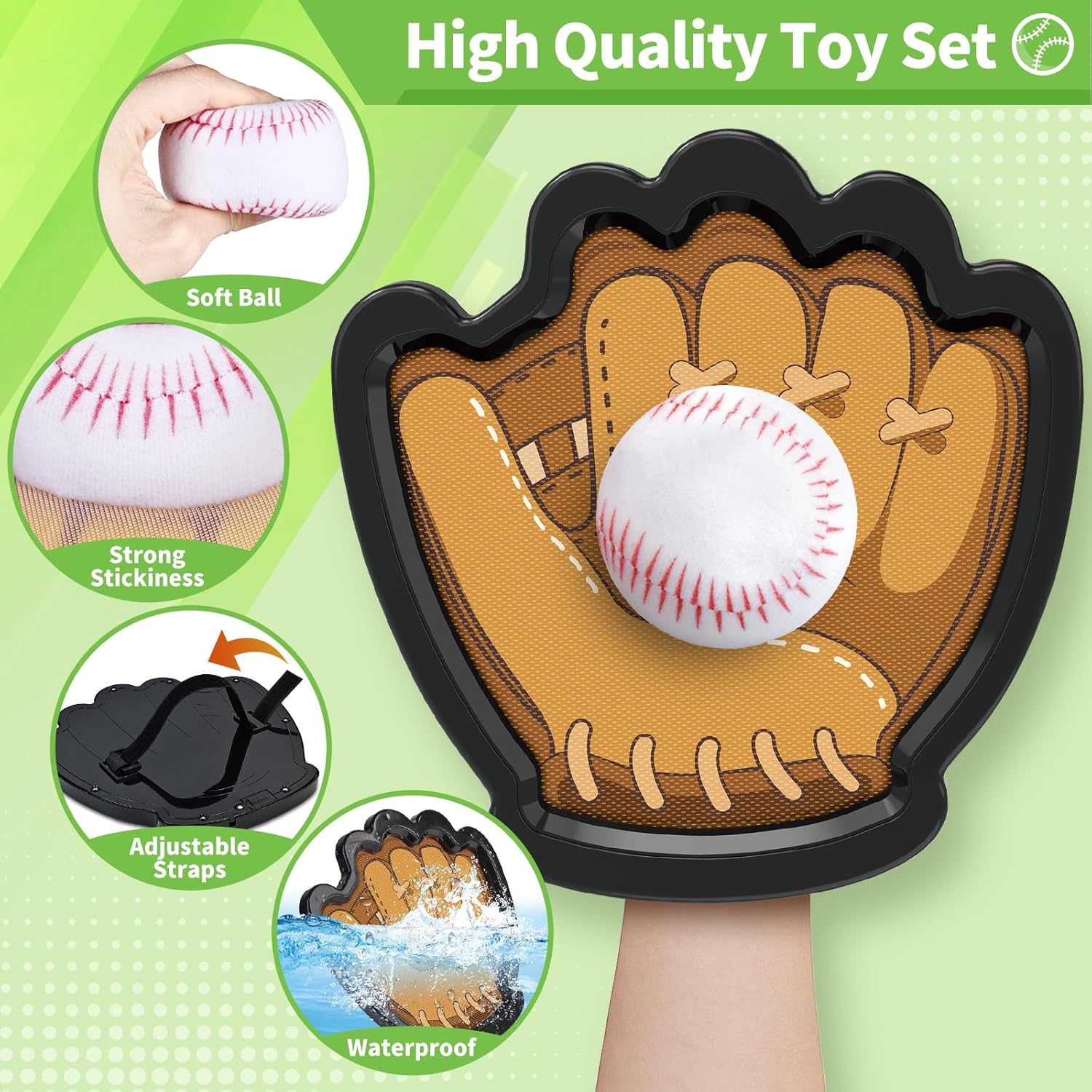 Набор для игры в ловлю и броса – обзор и цена Catch Ball Velcro